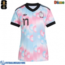 Fotballdrakt Dame Belgia Charles De Ketelaere #17 Bortedrakt VM 2026 Kortermet